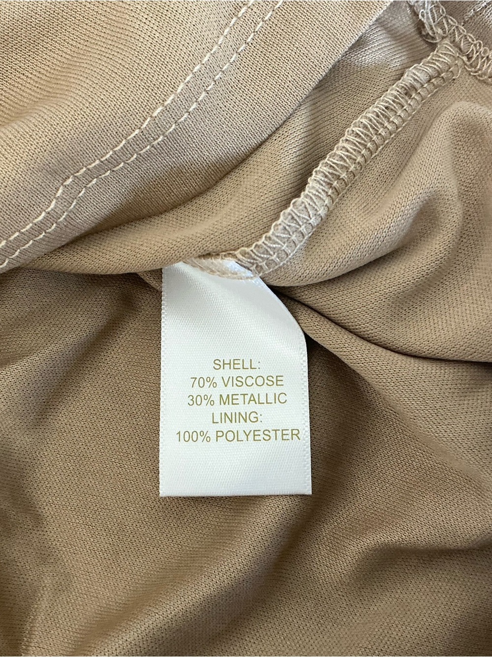 House of Harlow 1960 Shimmery Gold Knit Top - Picture 6 of 7
